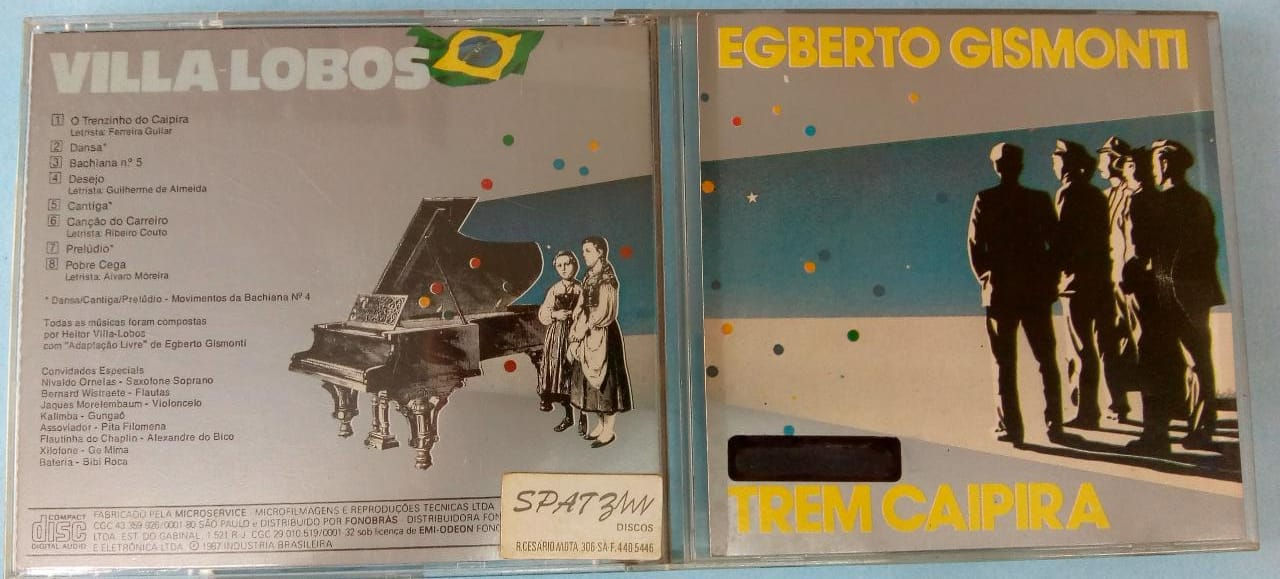 Cd Usado Egberto Gismonti Trem Caipira Muito Bom CDU1176
