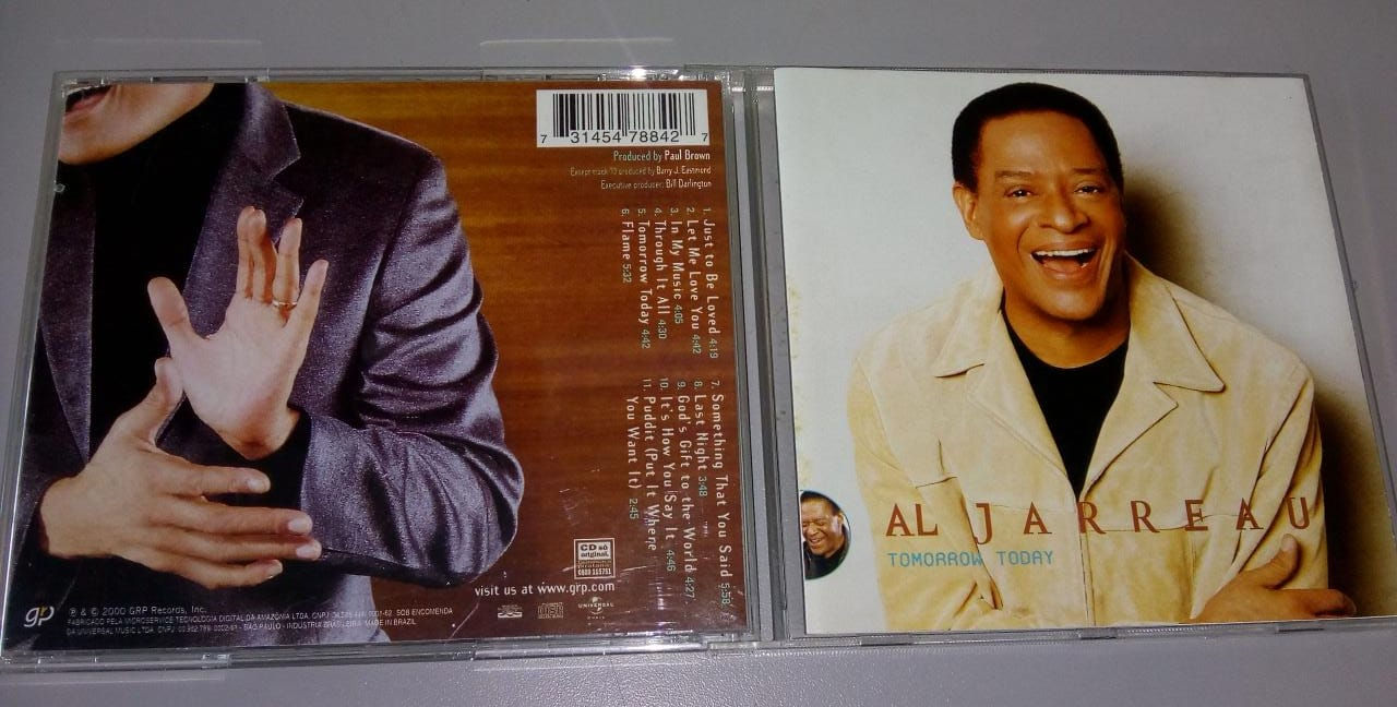 Cd Usado Al Jarreau Tomorrow Today