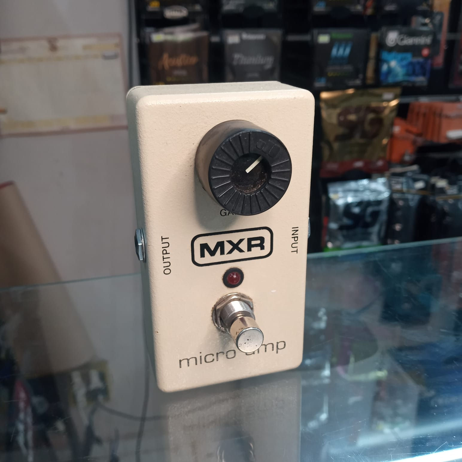 Pedal MXR Micro Amp Usado em bom estado