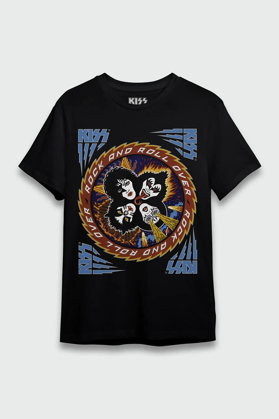 Camiseta Kiss Rock and Roll Over Plus Size Consulado OF0127