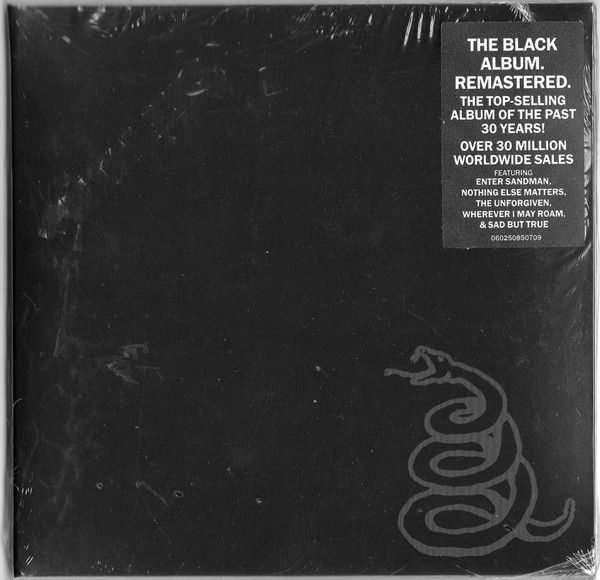 Cd Metallica Black Album Remastered 30 years Digipack