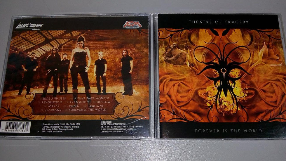 Cd Usado Theatre Of Tragedy Forever Is The World