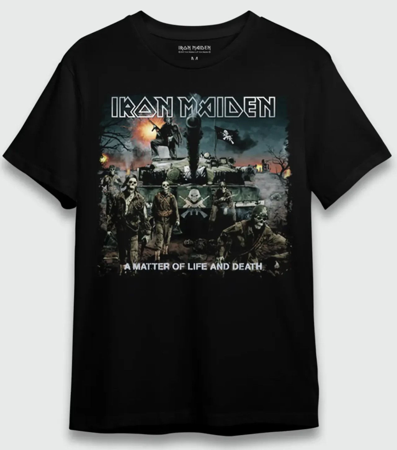 Camiseta Iron Maiden Plus Size A Matter Pto Consulado OF0073