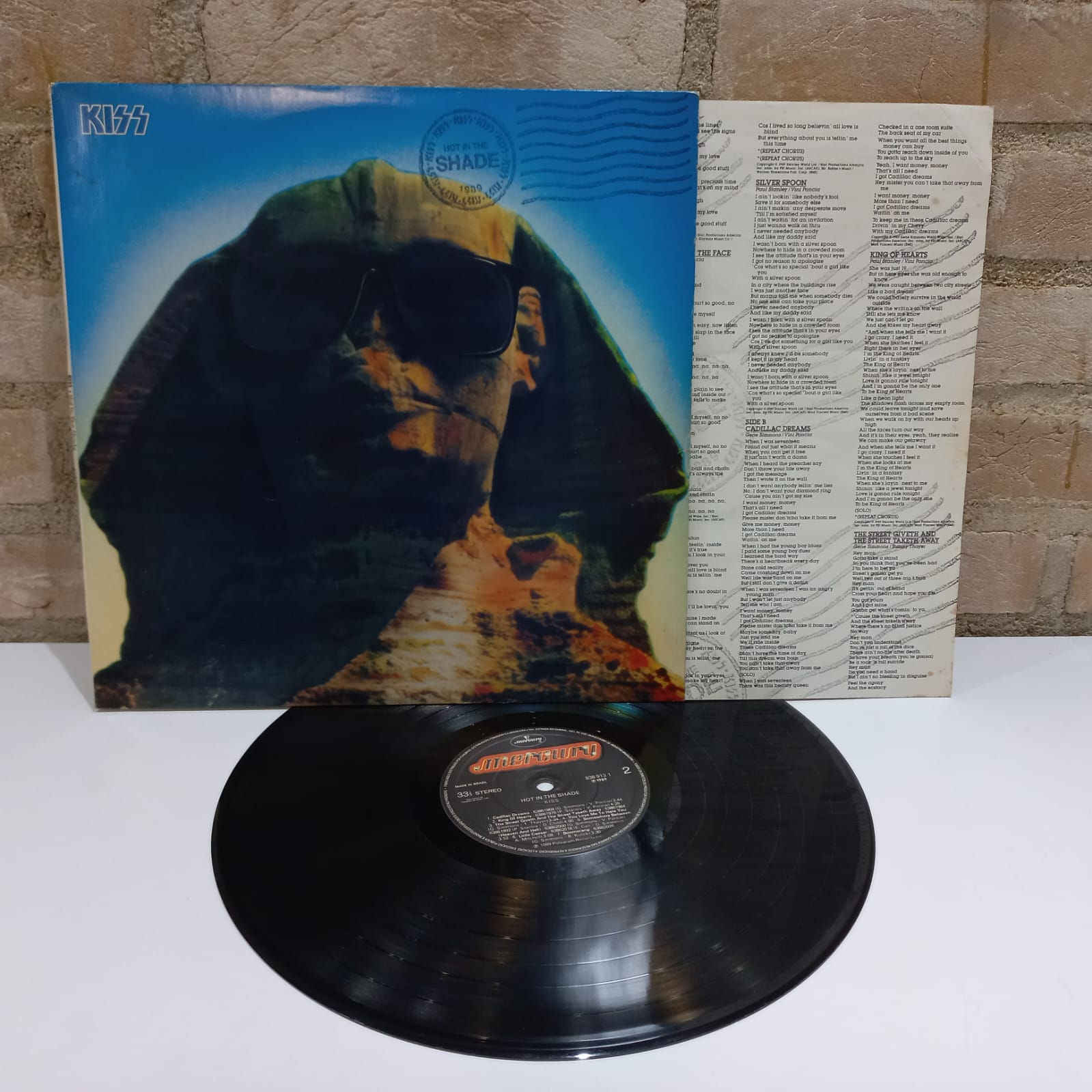 Vinil LP Kiss Hot In The Shade 1989