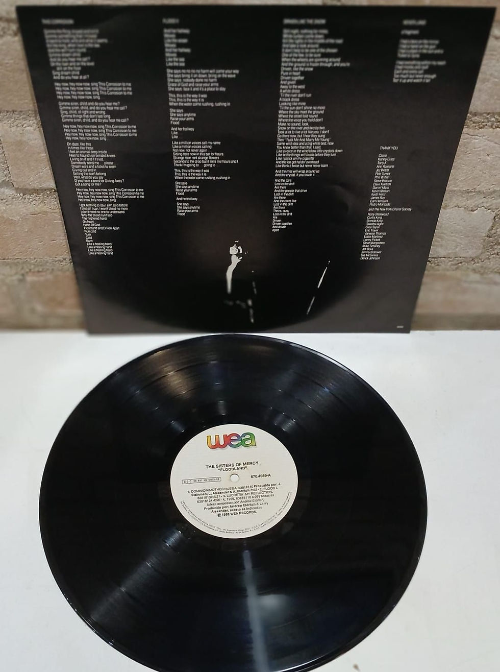 Miniatura: LP Usado The Sisters of Mercy Floodland C/Encarte Excelente