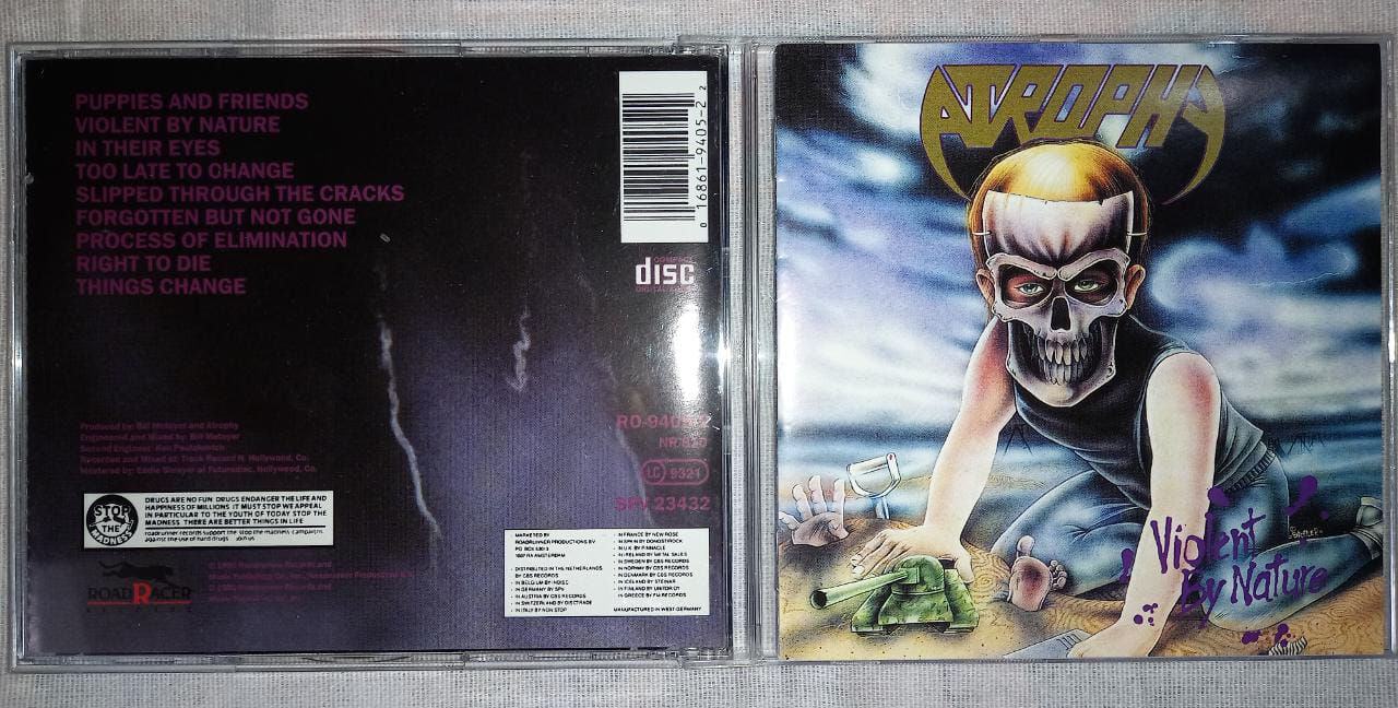 Cd Usado Atrophy Violent By Nature Importado Exc CDU6994