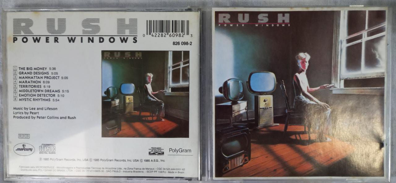 Cd Usado Rush Power Windows CDU6909