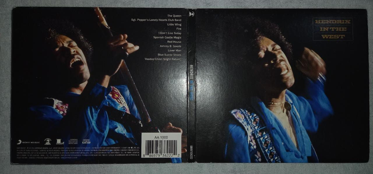 Cd Usado Jimi Hendrix Hendrix In The West Digip MB CDU10114