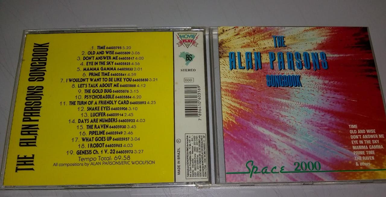 Cd Usado Alan Parsons Songbook, The Space 2000 CDU118