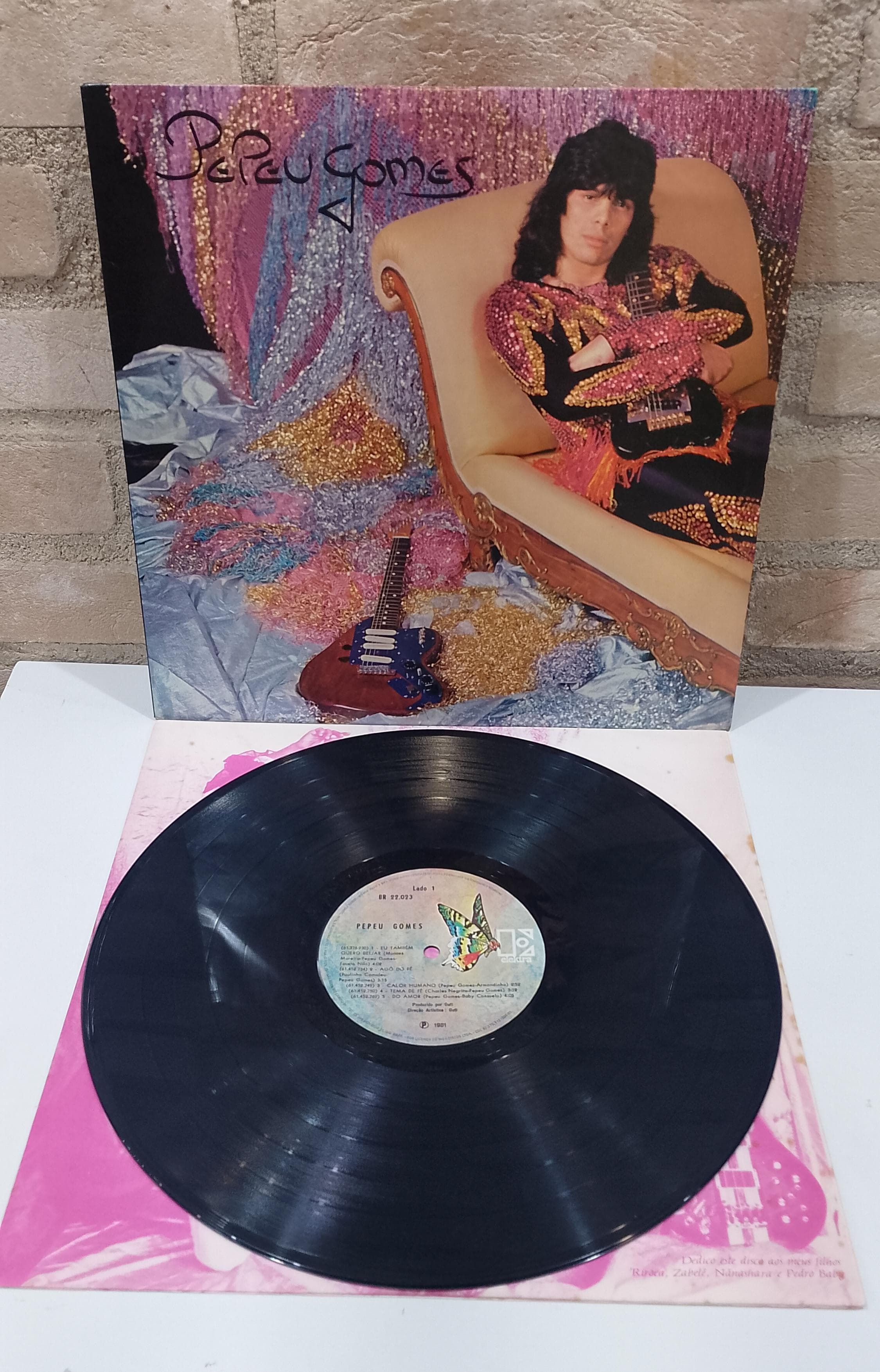 Vinil Lp Pepeu Gomes Pepeu Gomes C/Encarte 1981