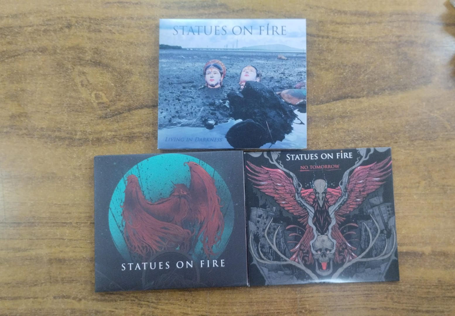 Kit 3 Cds Usados Statues On Fire Phoenix No Tomorro CDU13116
