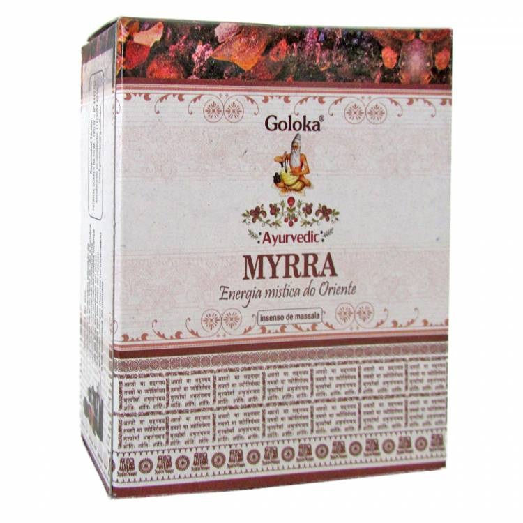 Incenso Goloka Cone Cascata Mirra Mística do Oriente B53277