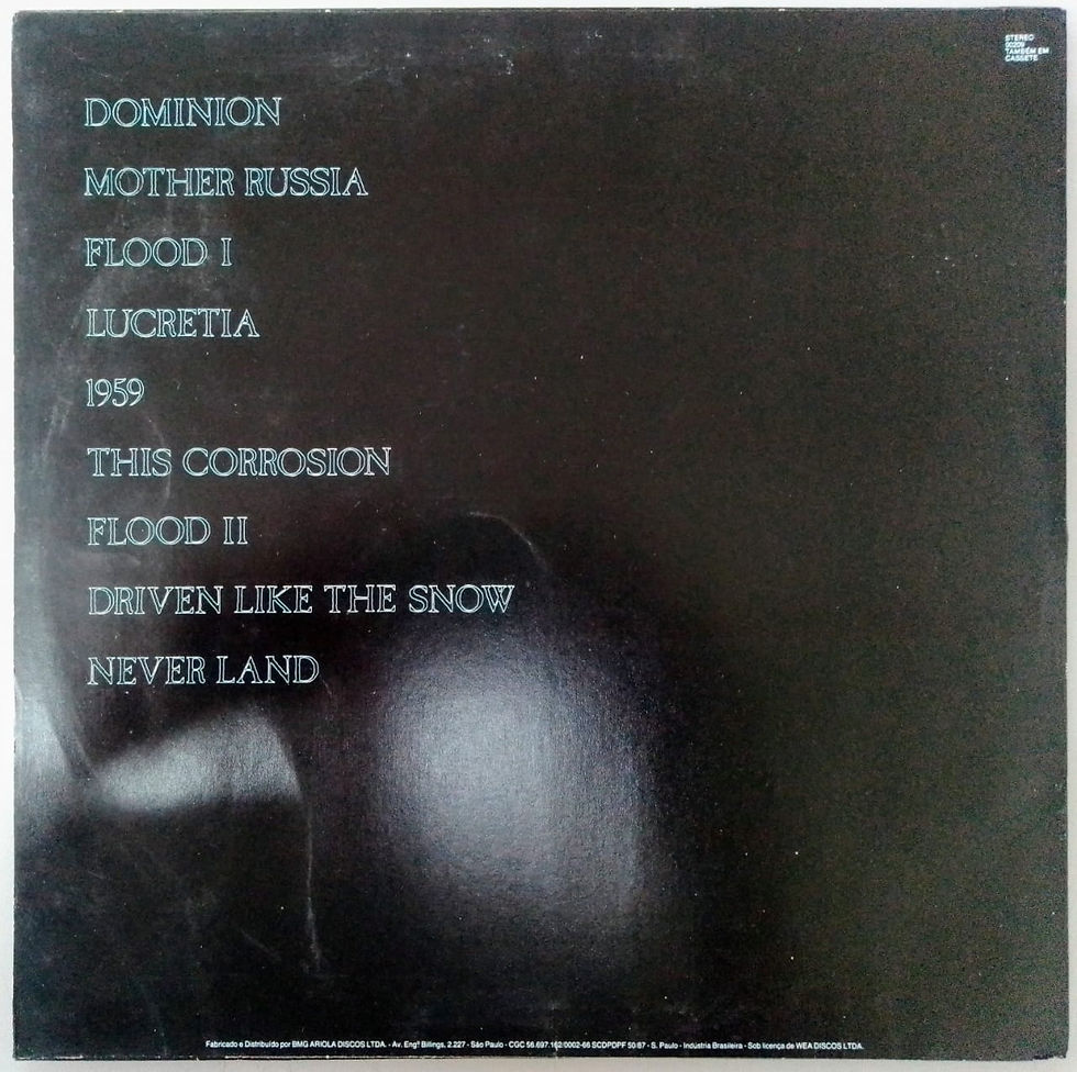 Miniatura: Vinil Lp The Sisters Of Mercy Floodland C/ Encarte Preto EX