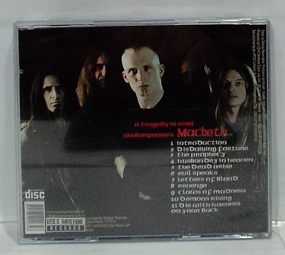 Miniatura: CD Usado Rebellion Shakespeare's Macbeth A Tragedy In Steel