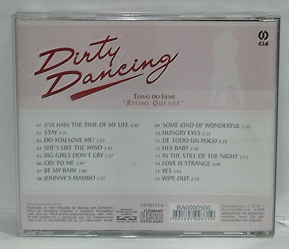 Miniatura: CD Usado Dirty Dancing Trilha Sonora Original