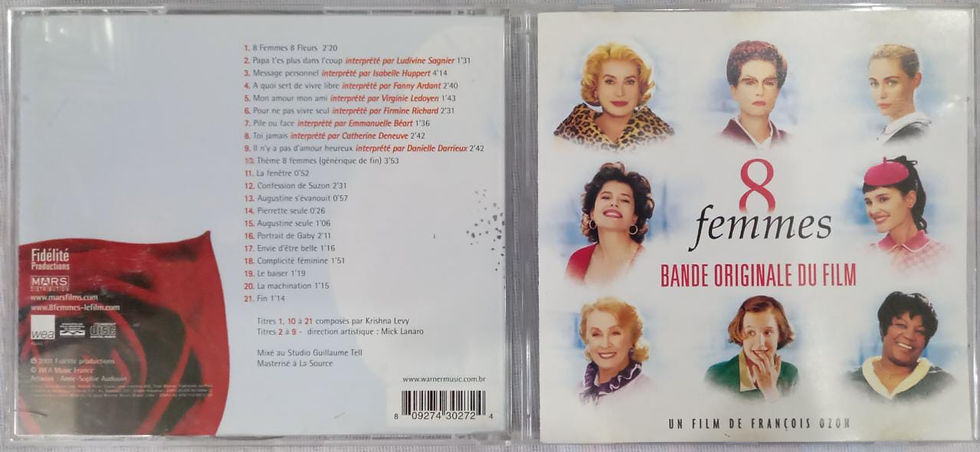 Cd Usado 8 Femmes Bande Originale Du Film Trilha CDU6968