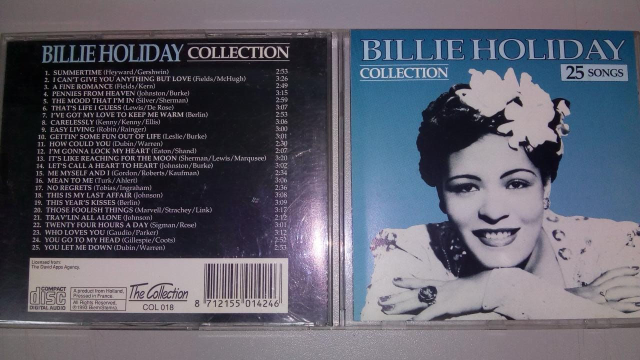 Cd Usado Billie Holiday Collection 25 Songs Importado CDU969