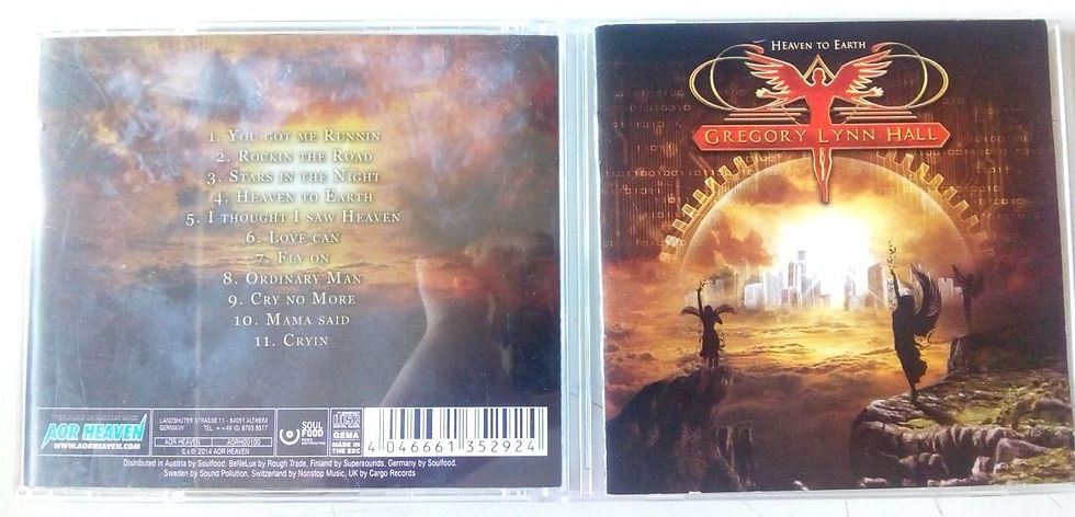 Cd Usado Gregory Lynn Hall Heaven To Earth Imp Exc CDU4704