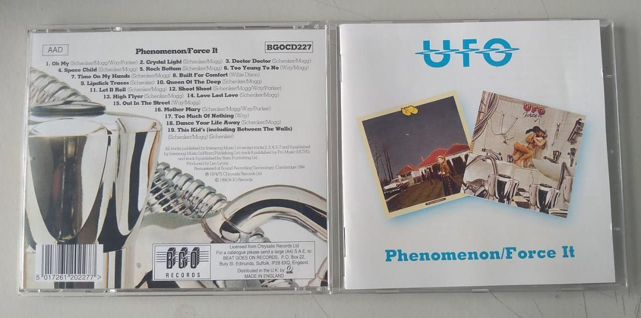CD Usado UFO Phenomenon/Force It Imo MB CDU8065