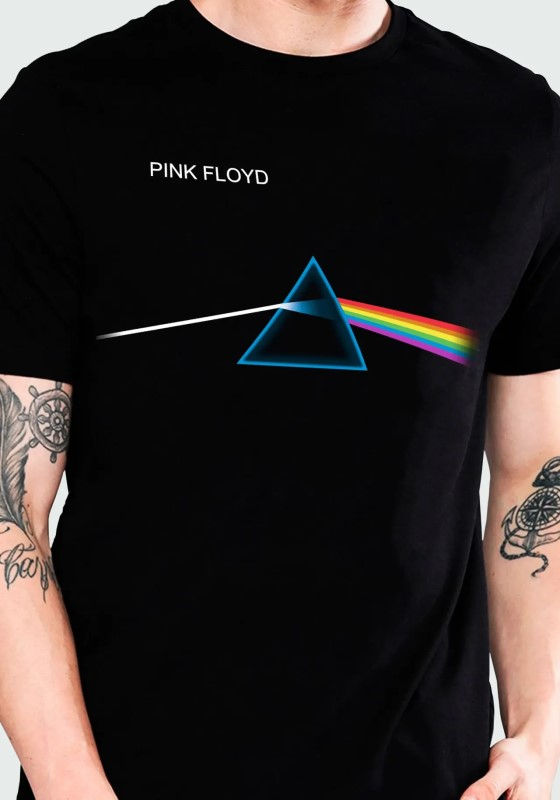 Camiseta Pink Floyd The Dark Side Preto OF0180