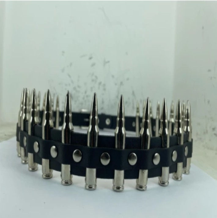 Cinto de Balas Intercaladas Couro CVB191