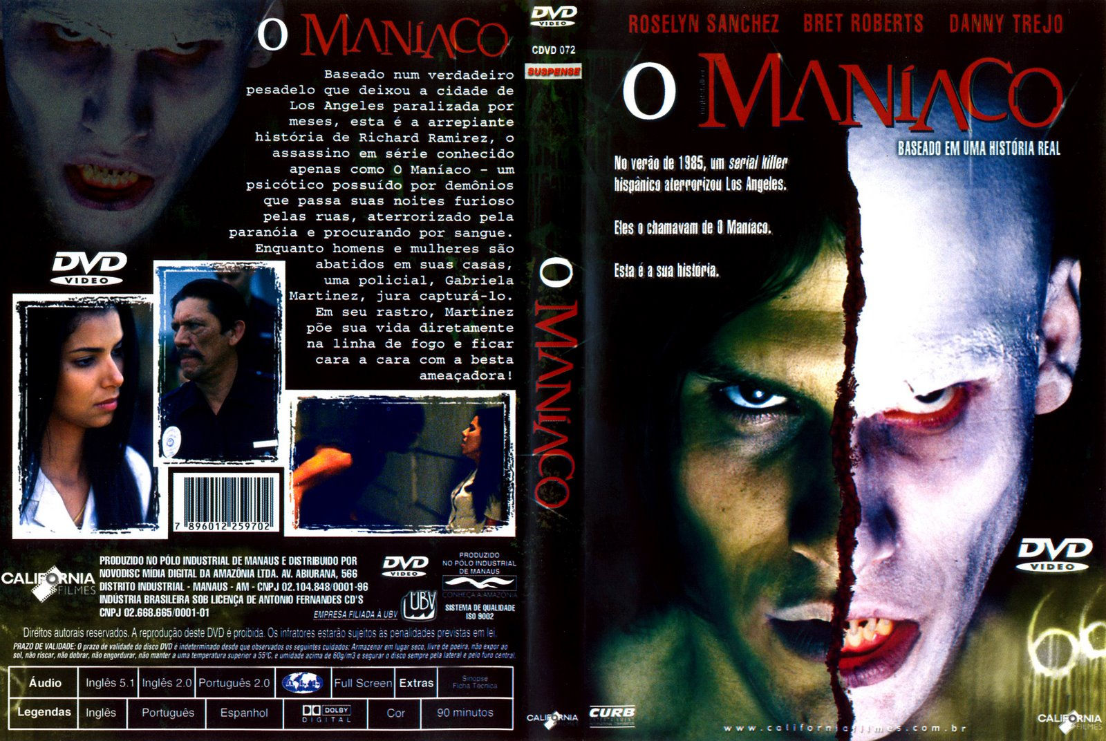 Dvd Usado O Maníaco