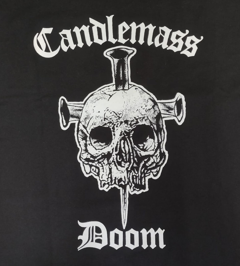 Miniatura: Camiseta Candlemass Doom Plus Size Preto Slag SLCM02