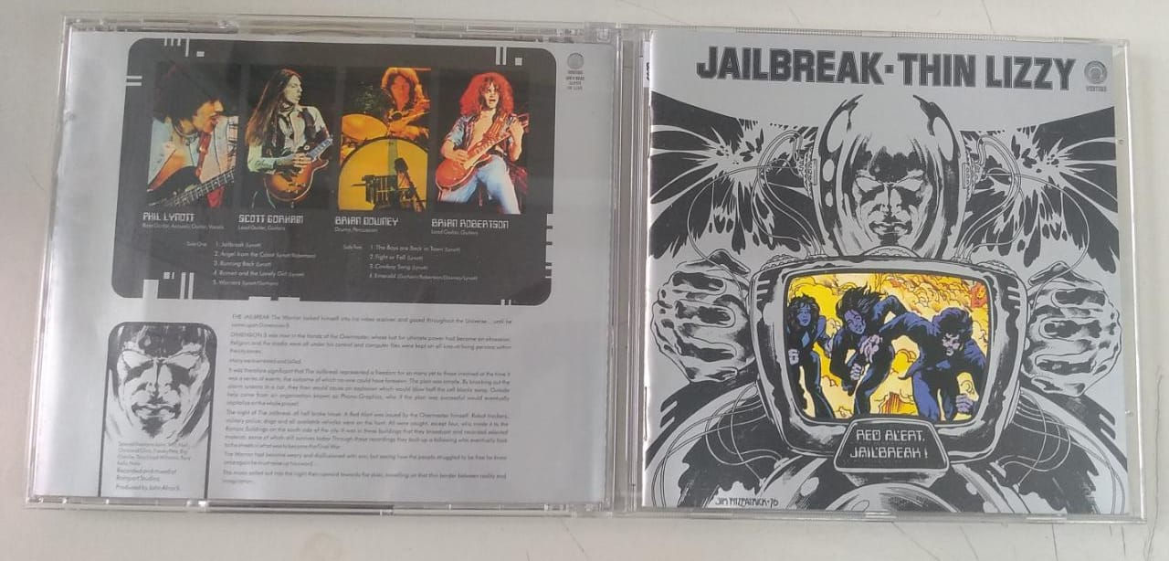 CD Usado Thin Lizzy Jailbreak Importado MB CDU8013