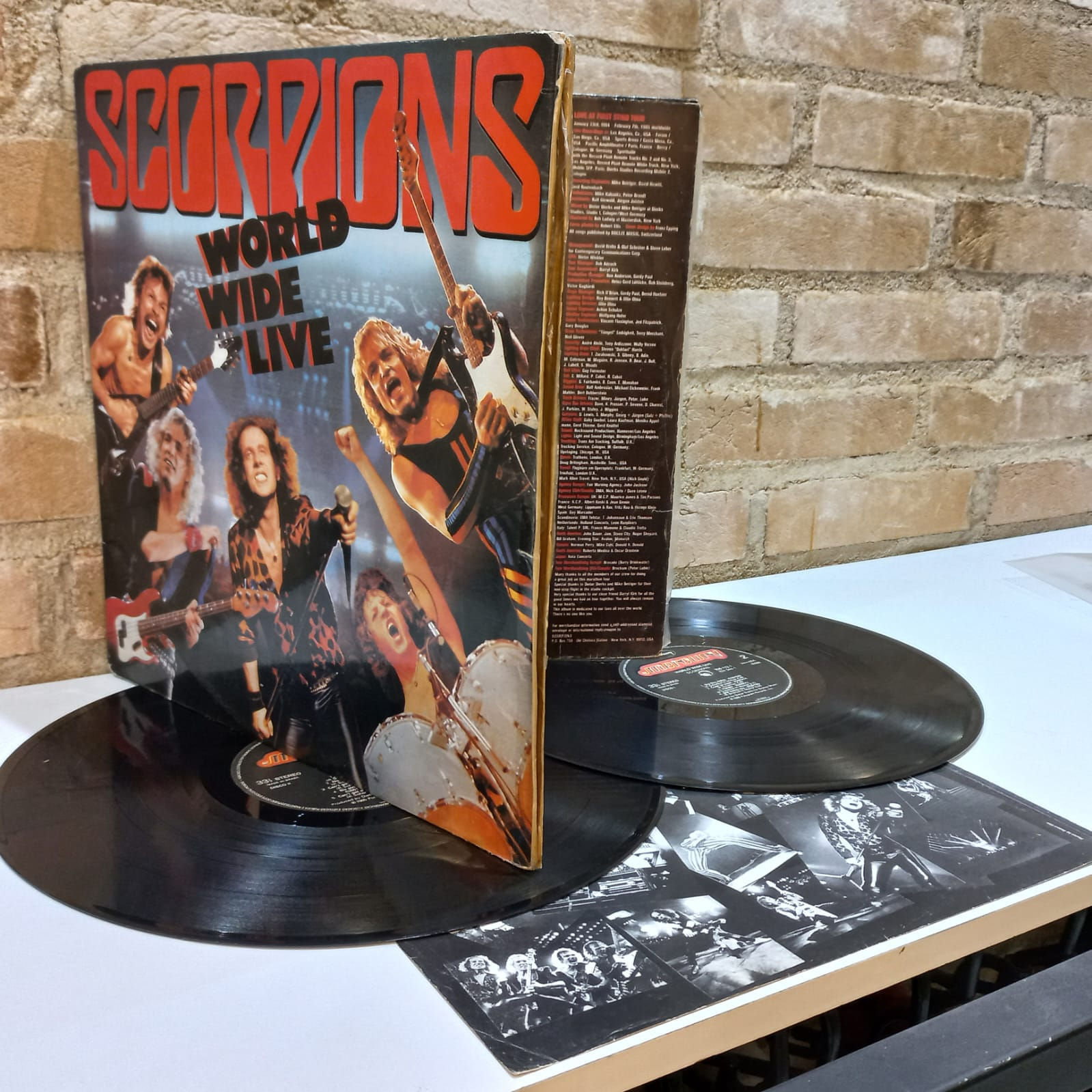 Vinil Lp Scorpions World Wide Live 1985