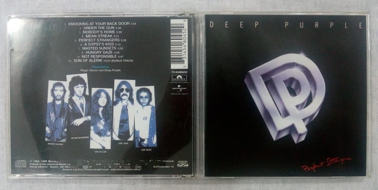 Cd Usado Deep Purple Perfect Strangers Com Bônus MB CDU6205