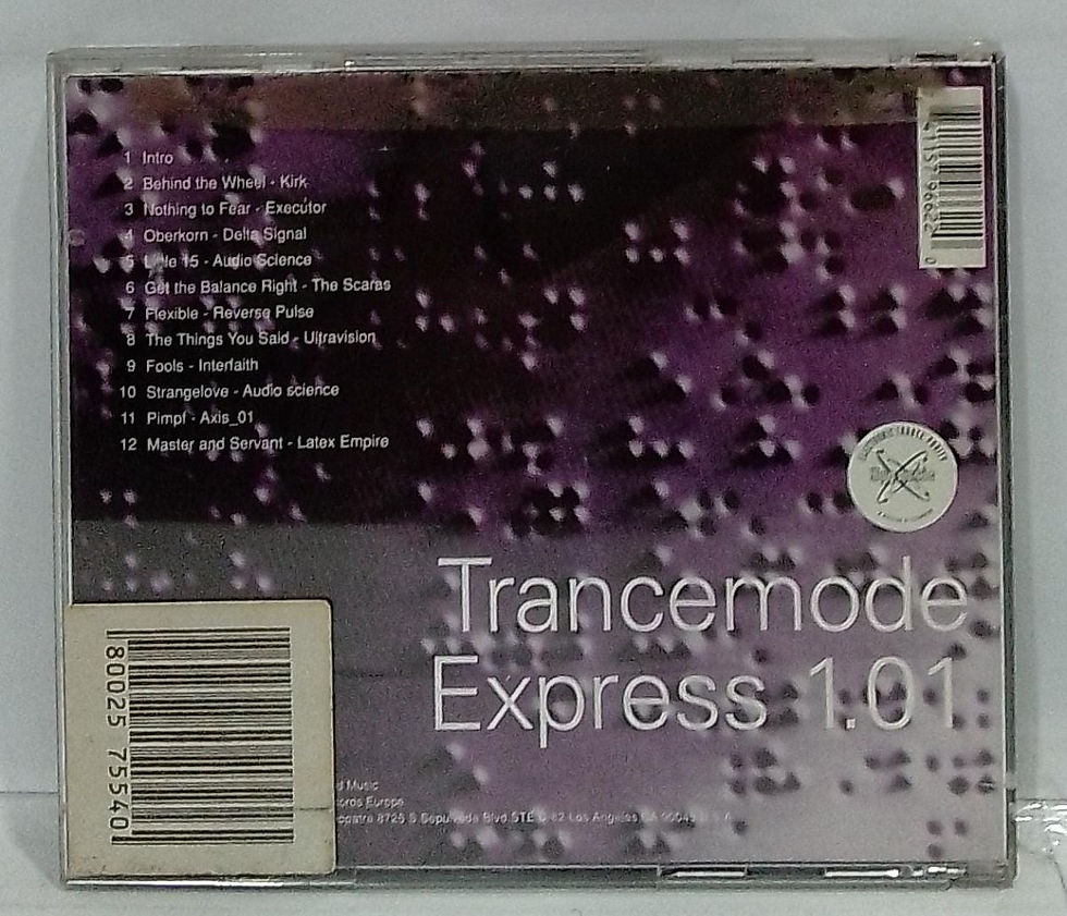 Miniatura: CD Usado Trancemode Express 101 A Trance Tribute To D Mode