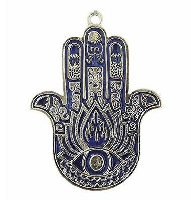 Pantaculo Pingente de Parede Mão de Fátima Hamsa 10cm RE26