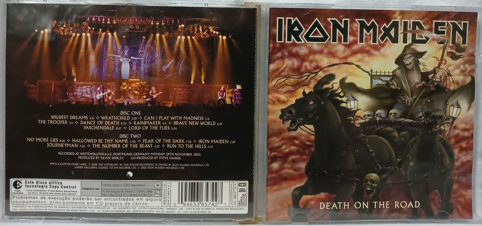 Cd Usado Iron Maiden Death On The Road Duplo Exc CDU12522