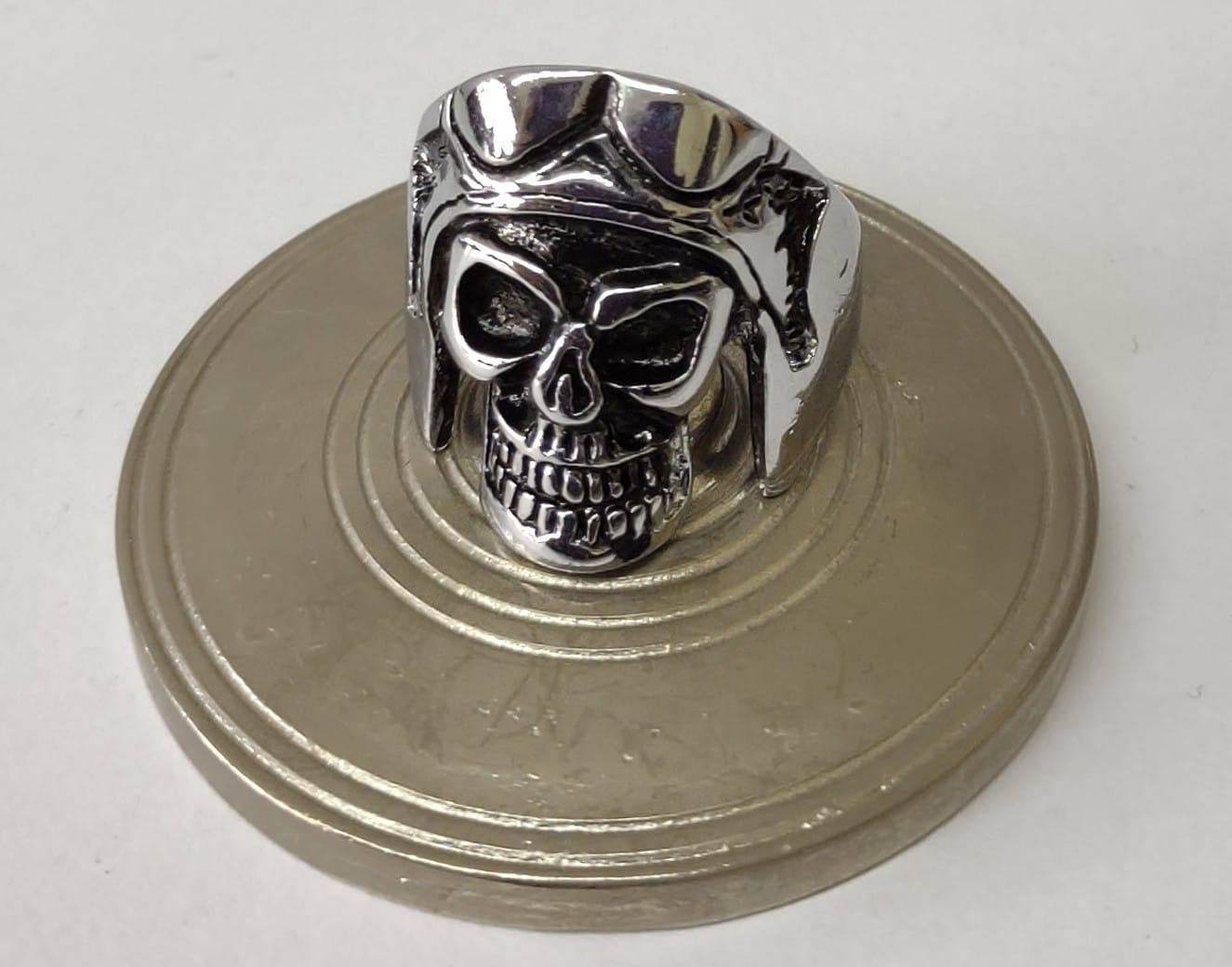 Anel Caveira Aviador AN35