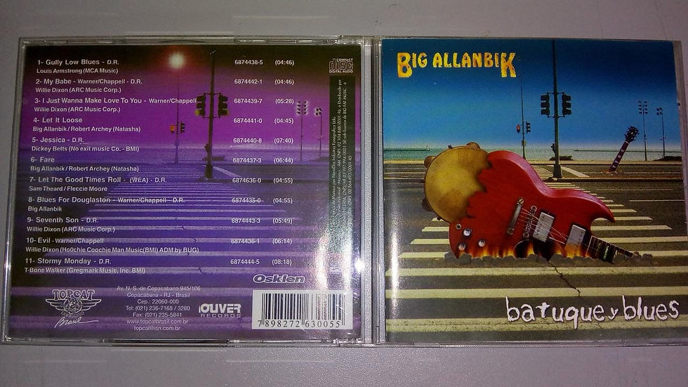 Cd Usado Big Allanbik Batuque Y Blues CDU365