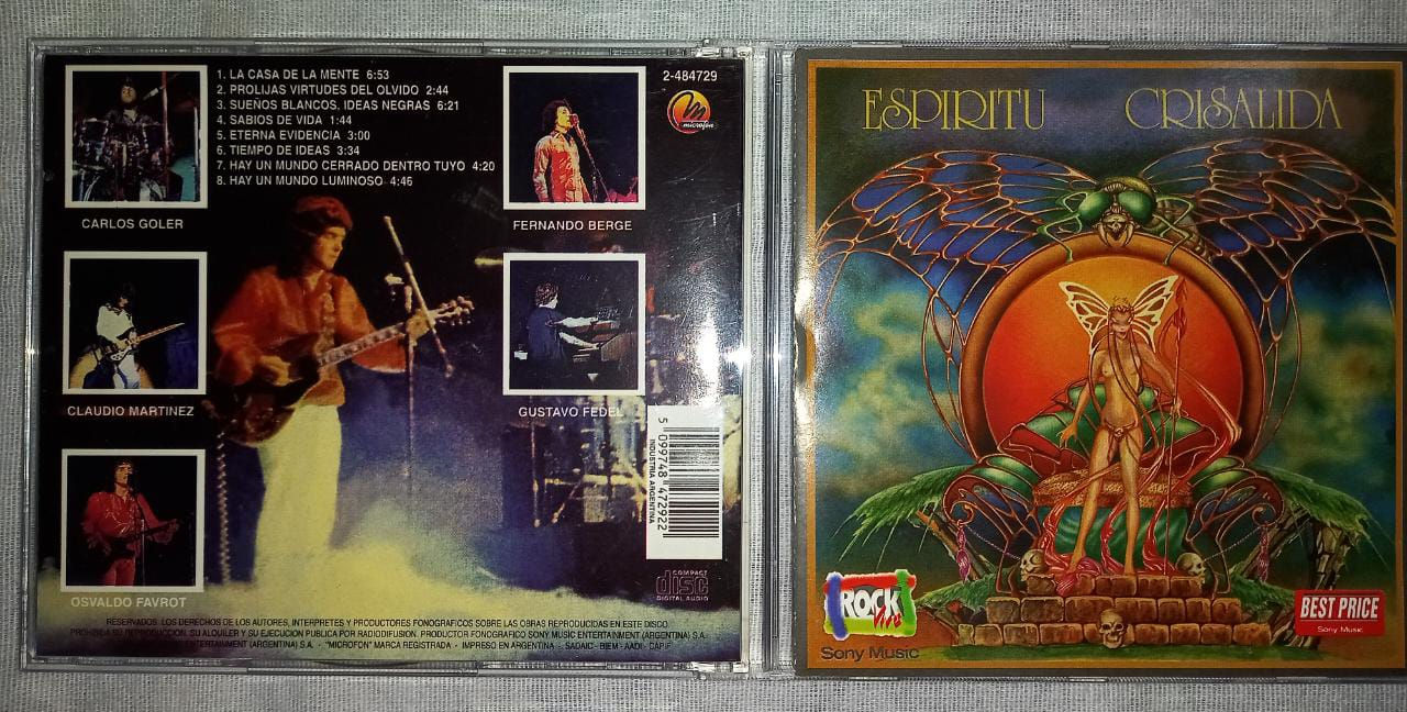 Cd Usado Espiritu Crisálida Importado Raro CDU10231