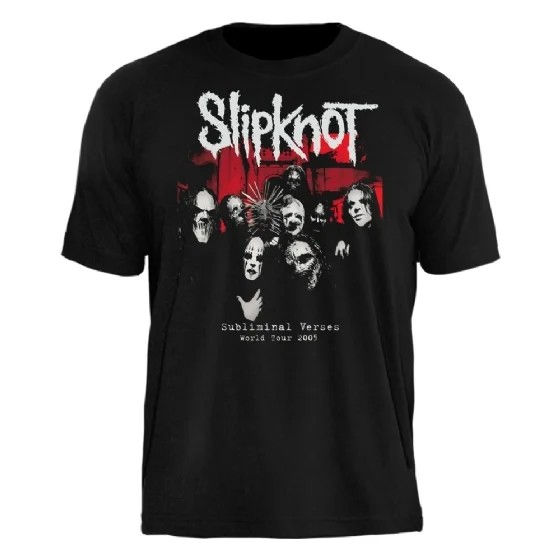 Camiseta Slipknot Subliminal Verses Preto TS1745