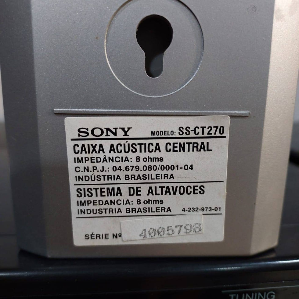 Miniatura: Caixa Sony Home Theater 2 x 2,5" Traseiras Usadas (Unitário)