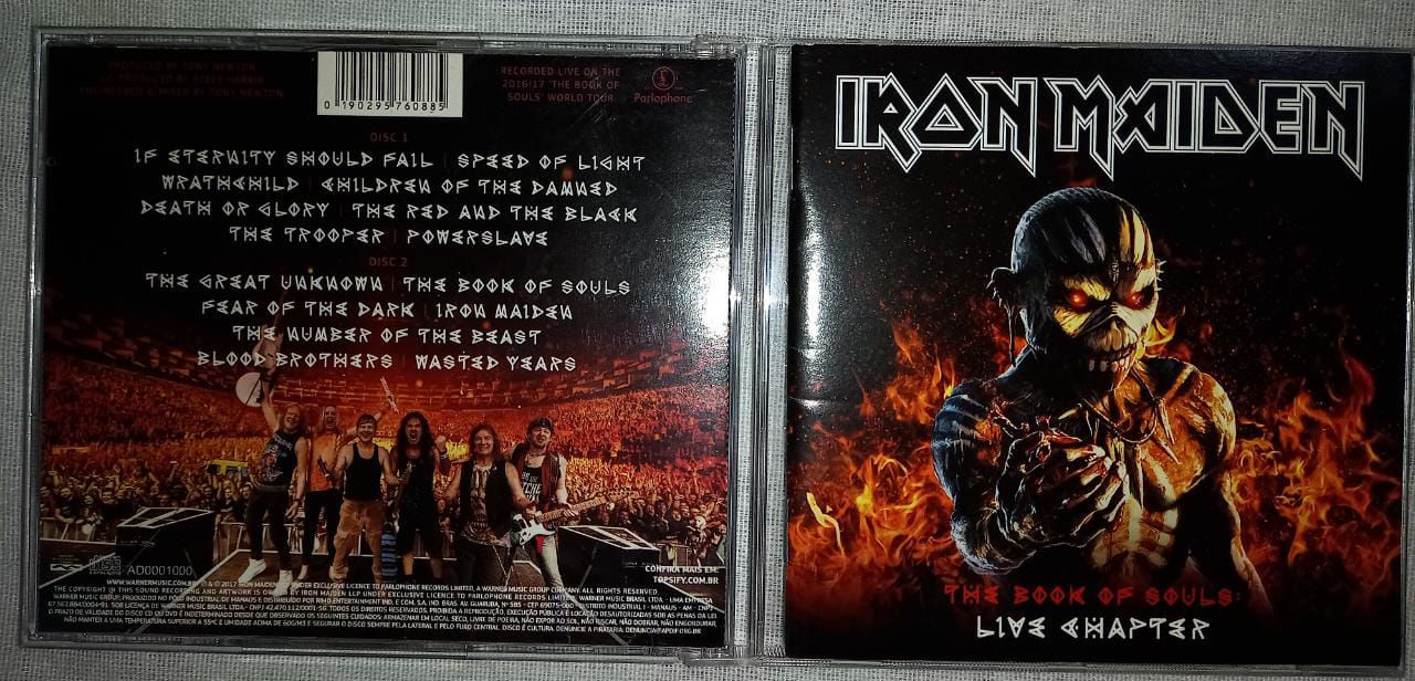 Cd Usado Iron Maiden The Book Of Souls Live Duplo CDU10196