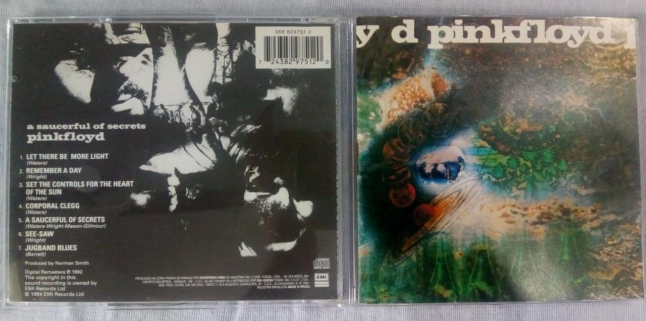 Cd Usado Pink Floyd A Saucerful Of Secrets Muito Bom CDU6674