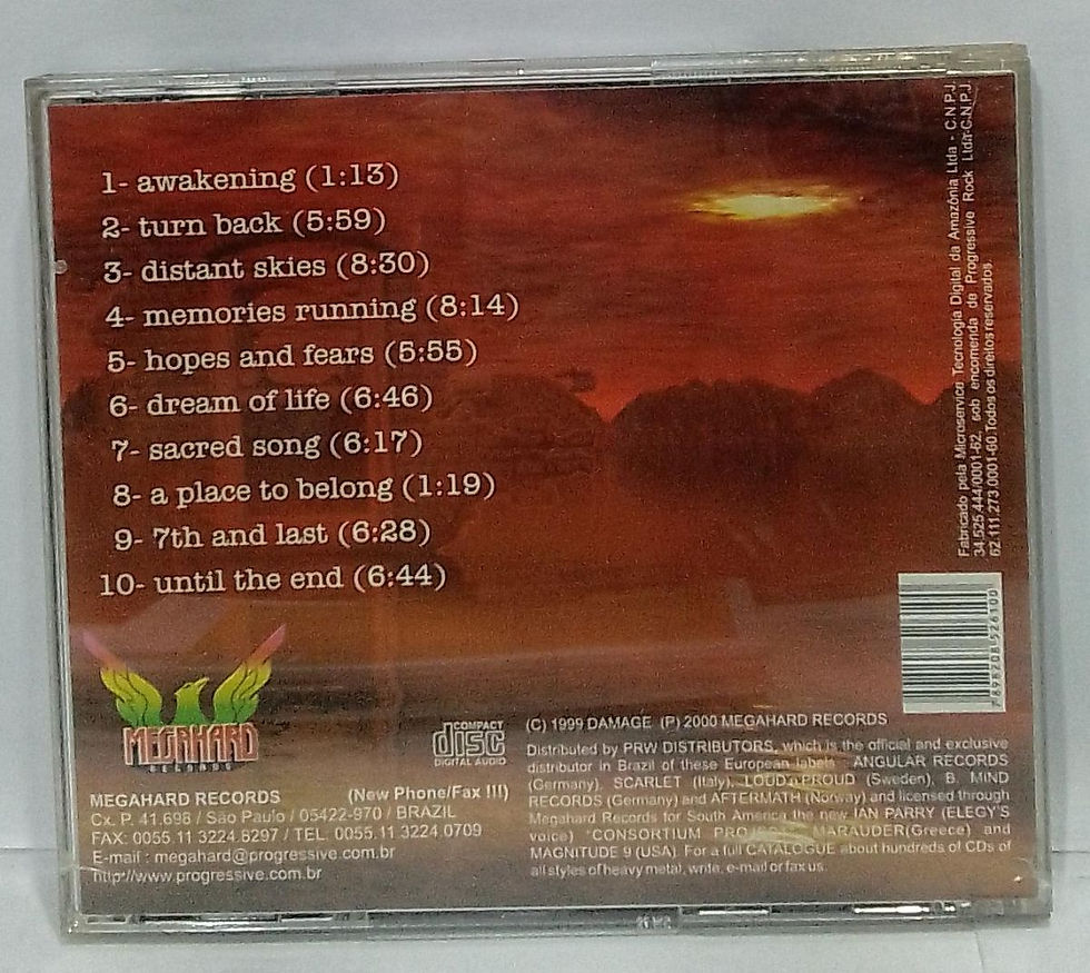 Miniatura: CD Usado Damage Hopes And Fears