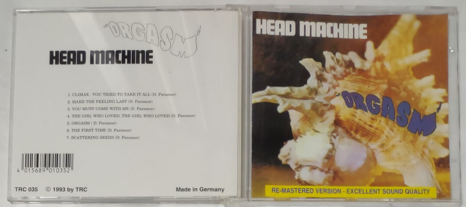 Cd Usado Head Machine Orgasm Importado 1993 CDU9069