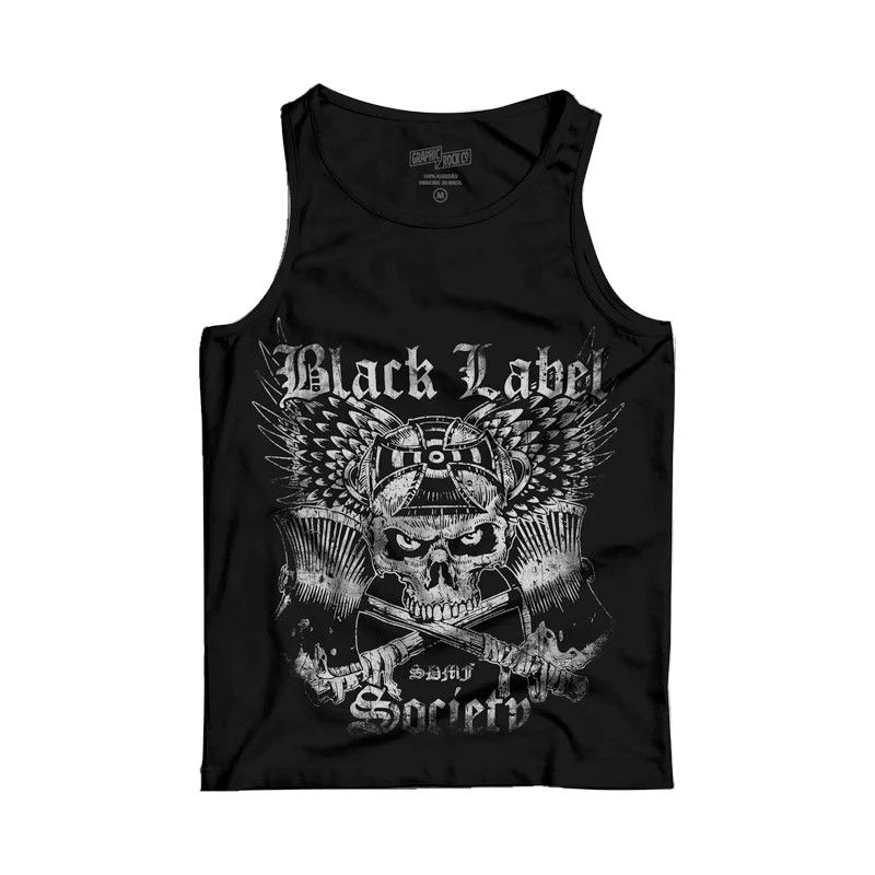 Miniatura: Regata Black Label Society Skull Preto Fatum FA5389