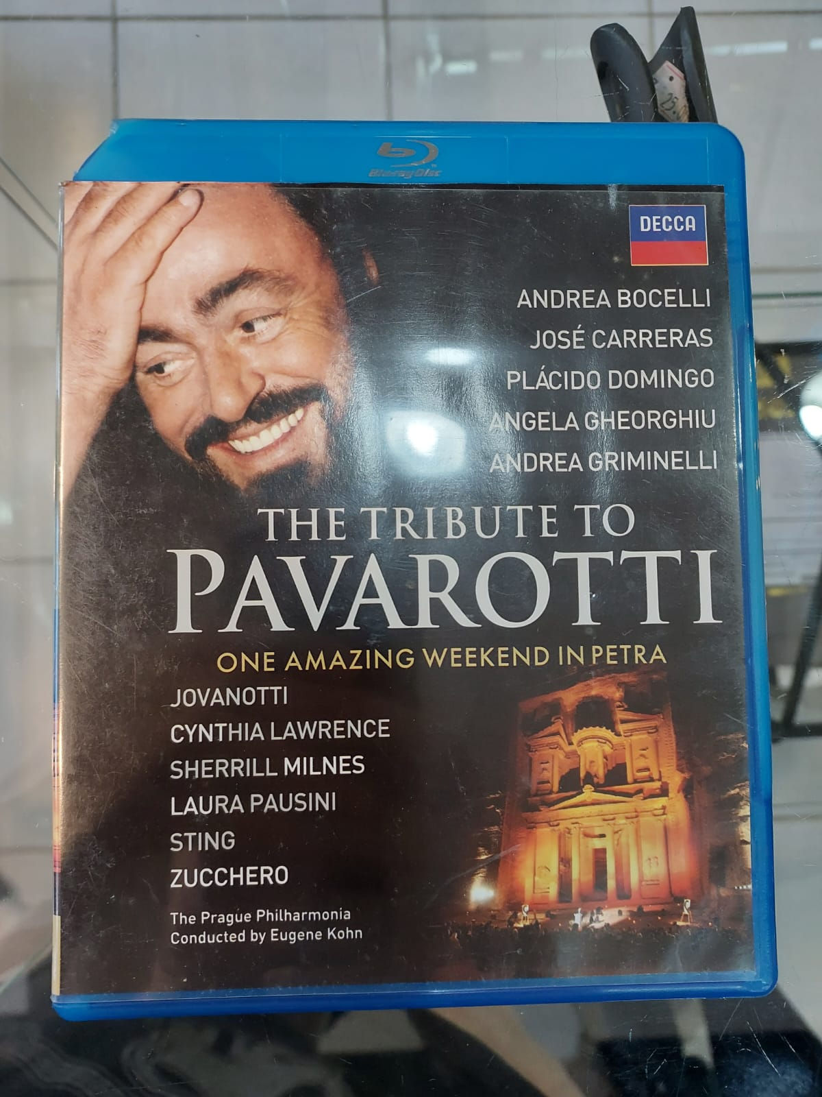 Blu-Ray Usado The Tribute to Pavarotti Live In Petra