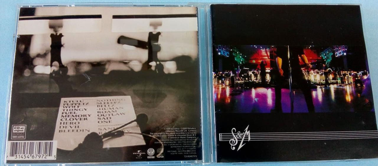 Cd Usado Metallica S&M Duplo Excelente CDU1087