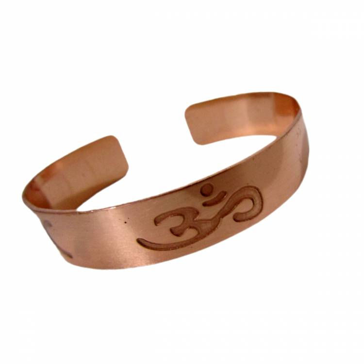Pulseira de Cobre Símbolo Om B24055