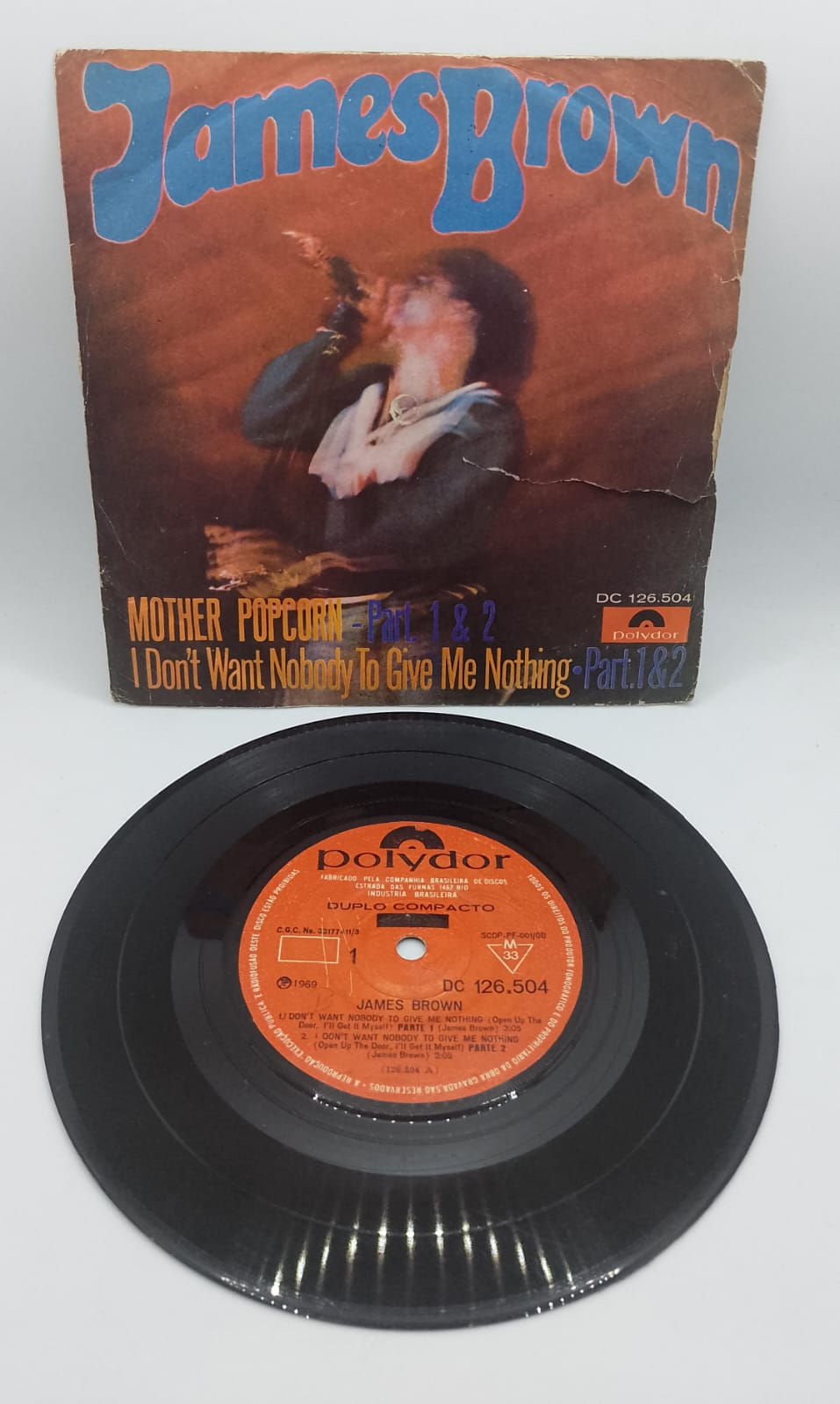 Vinil LP Compacto James Brown I Dont Want Nobody Raro 1969