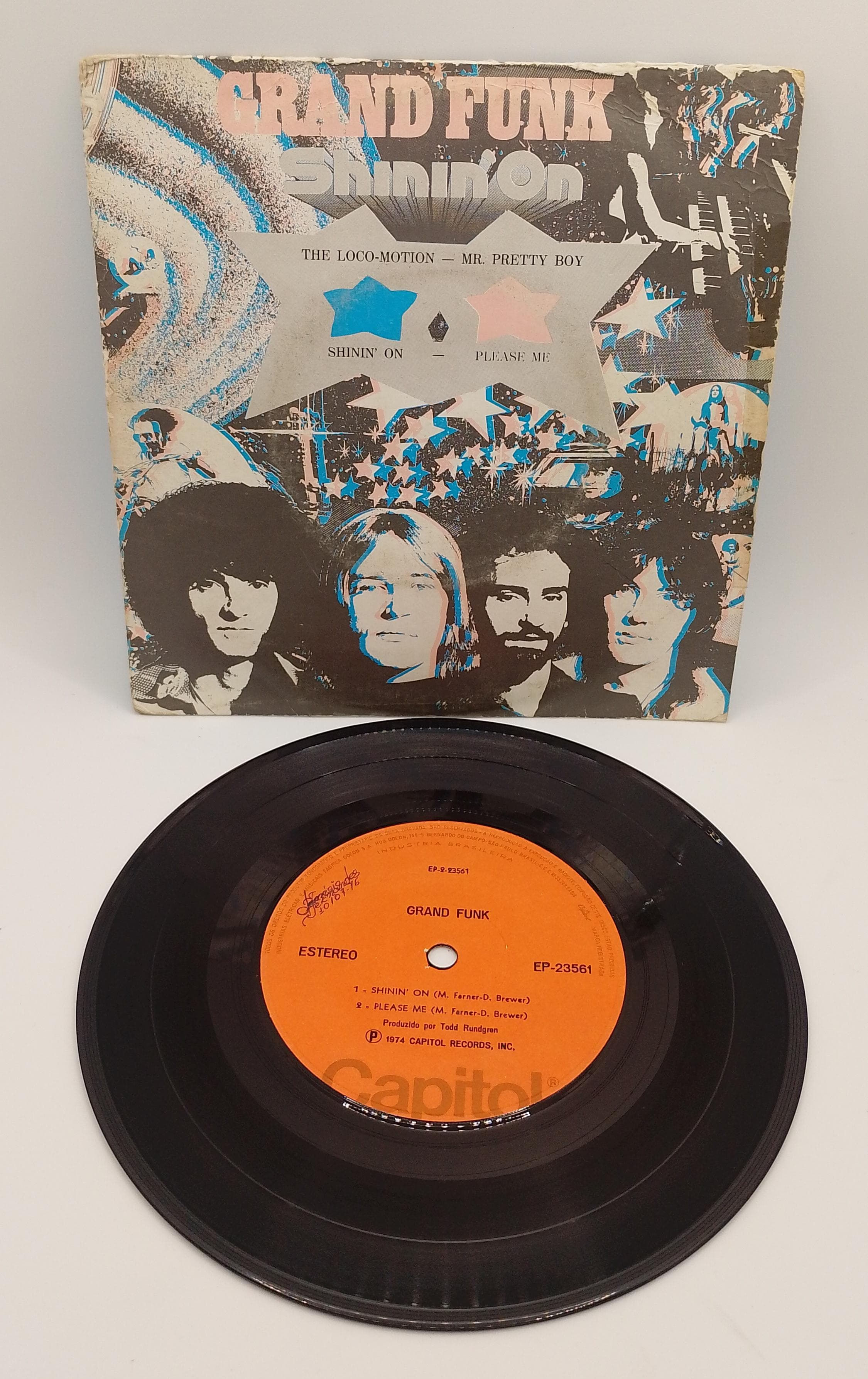 Vinil Lp Compacto Grand Funk Shinin On 1974