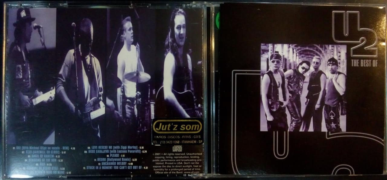 Cd Usado U2 The Best Of 1980 2001 Importado Excelent CDU1764