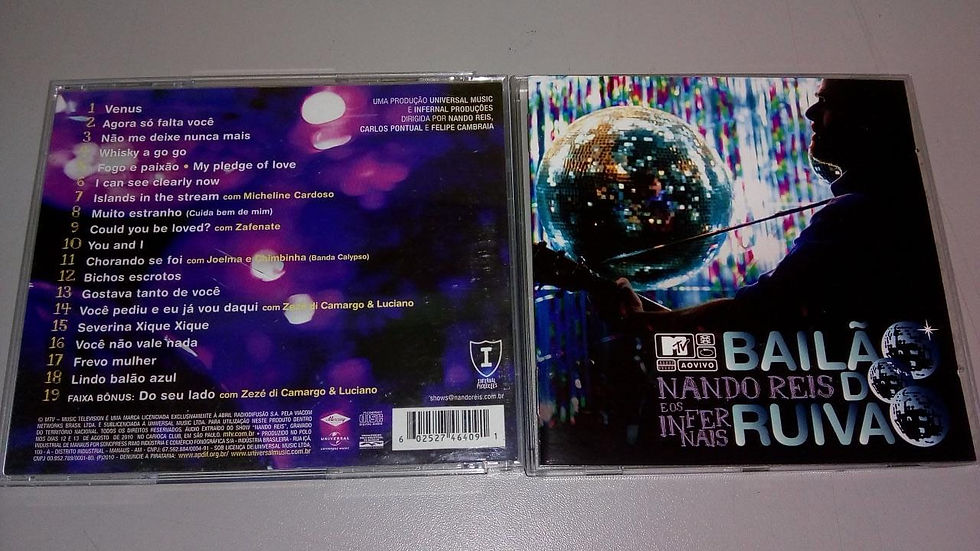 Cd Usado Nando Reis E Os Infernais Bailão Do Ruivão CDU2492